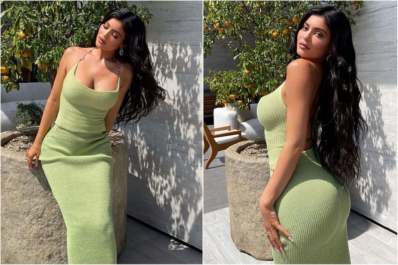 Kylie jenner pregnant showing off baby bump to friends source exclusive